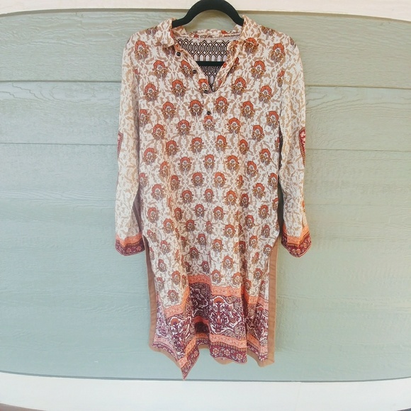 Boho Hippie Yogi India Buddhist SET Tunic/Pants - Picture 2 of 8